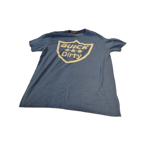 Quick & Dirty Custom Ink T-shirt Men's Size Large - Picture 3 of 7